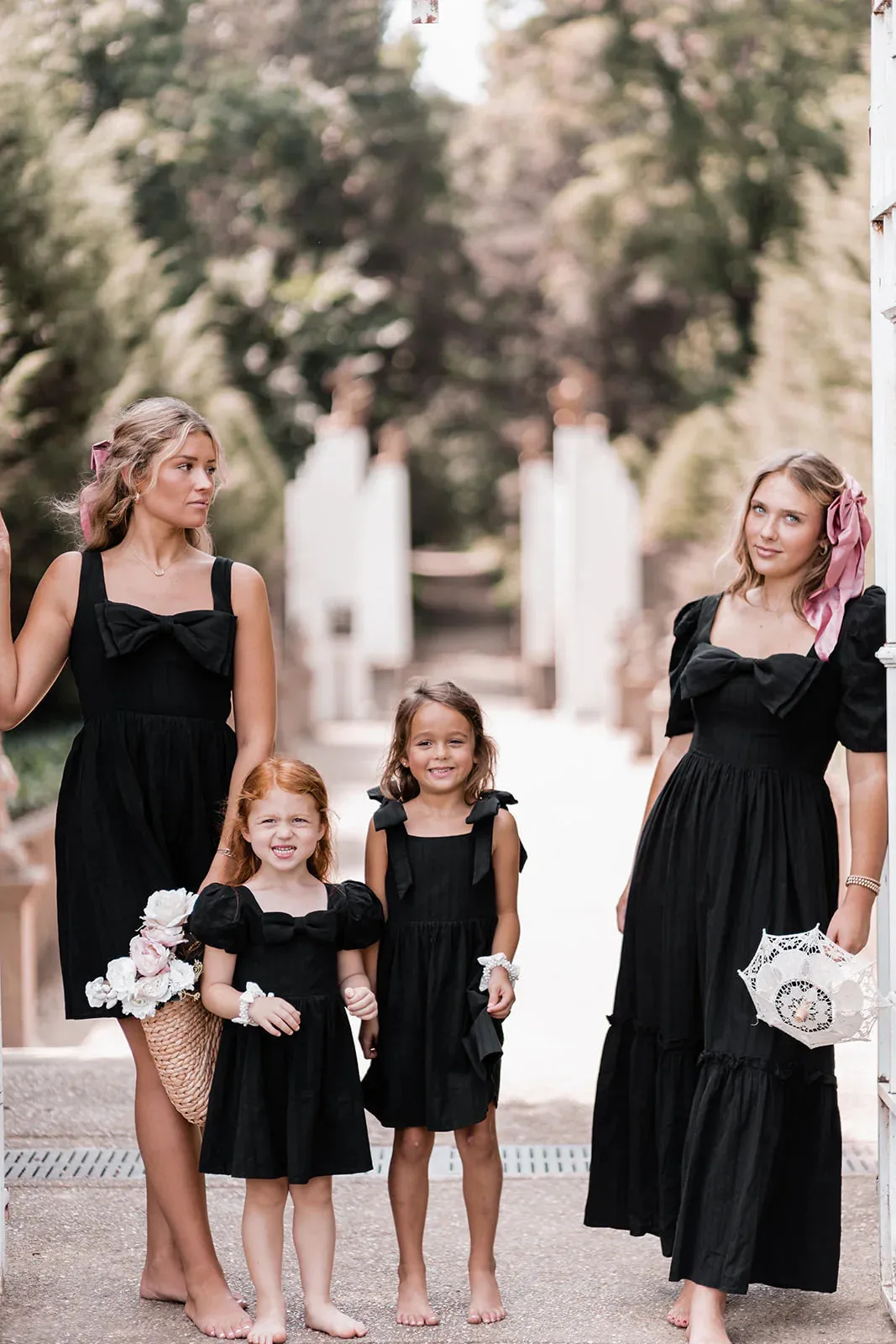 Floraison Lane - The Elizabeth Girl Dress - Black