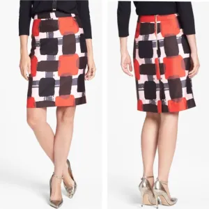 Kate Spade Silk and Cotton Jordan Pencil Skirt