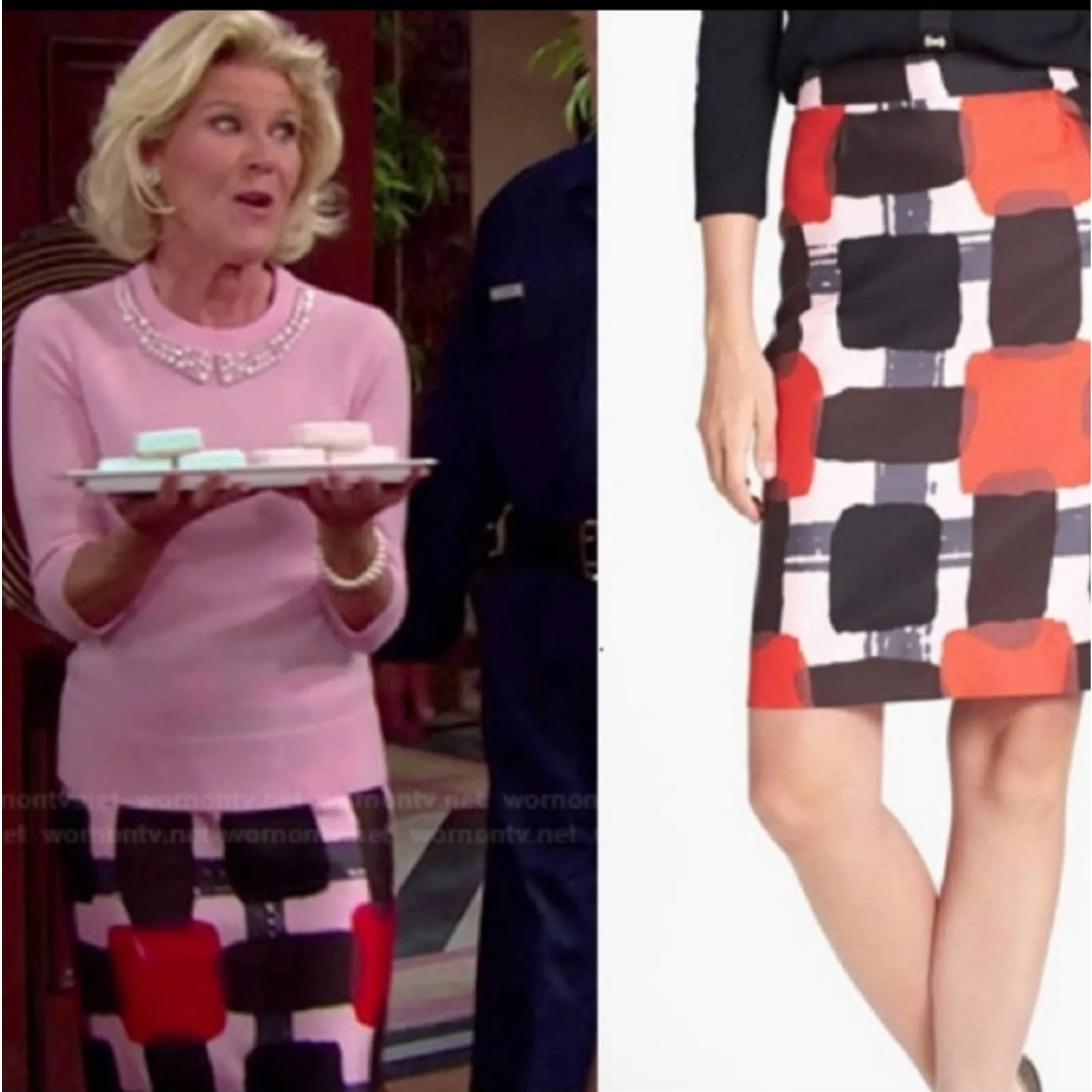 Kate Spade Silk and Cotton Jordan Pencil Skirt